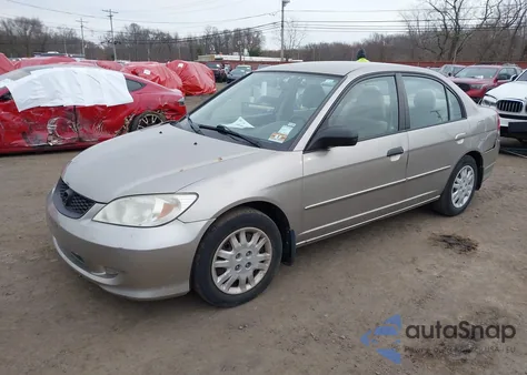2004 Honda Civic Lx из США, поврежденный, VIN 2HGES16674H628867